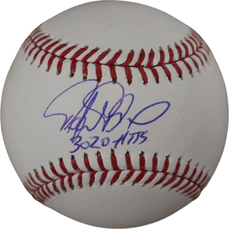 Rafael Palmeiro Signed Baltimore Orioles Official MLB Baseball (3020 Hits)