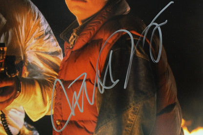 Michael J. Fox & Christopher Lloyd Back to the Future Autographed 16x20 Photo
