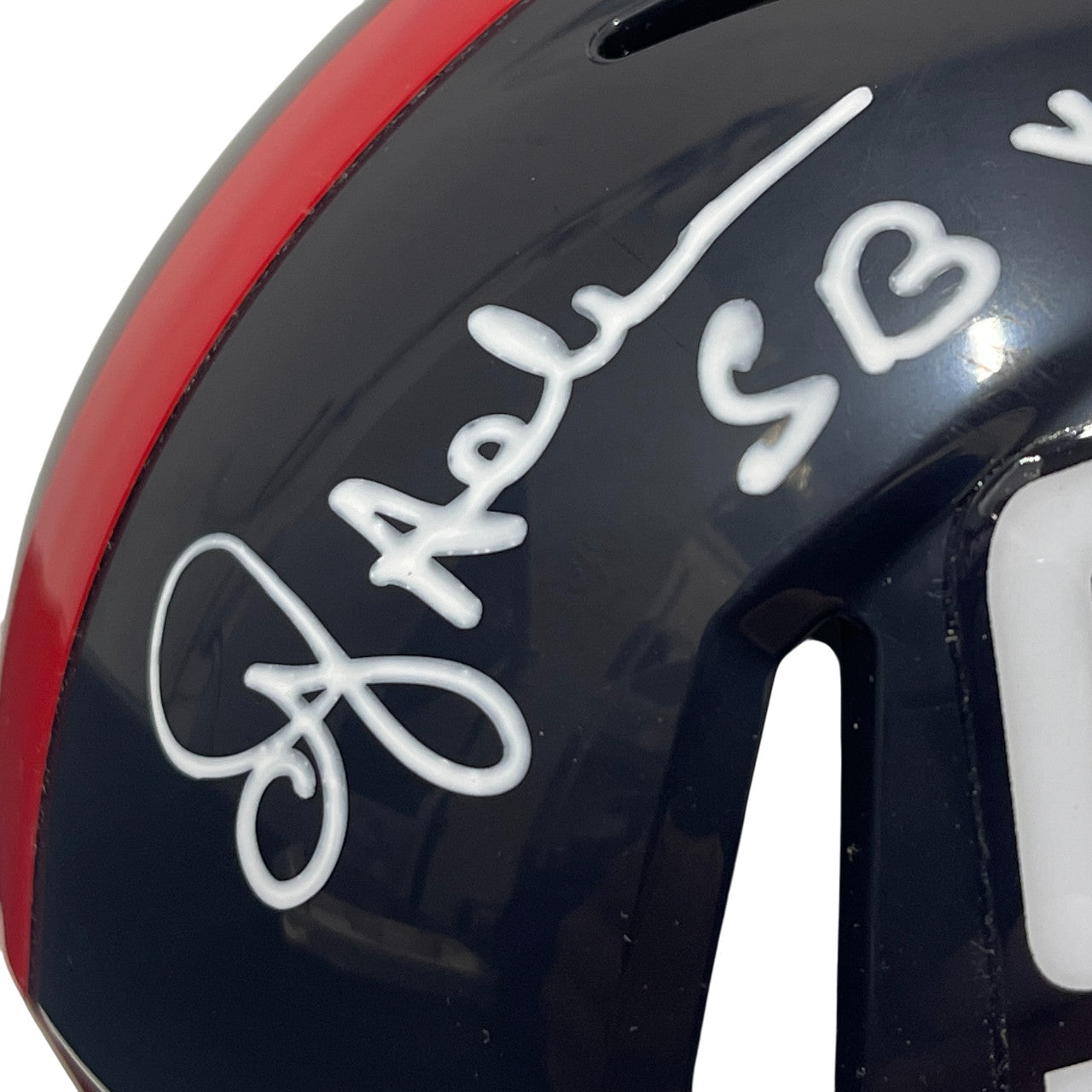 Ottis Anderson Signed New York Giants Throwback Mini Helmet SB XXV MVP BAS