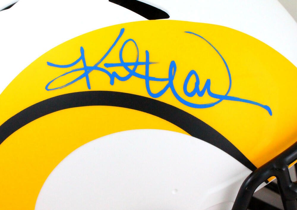 Kurt Warner Signed St. Louis Rams Lunar Speed Full Size Authentic Helmet