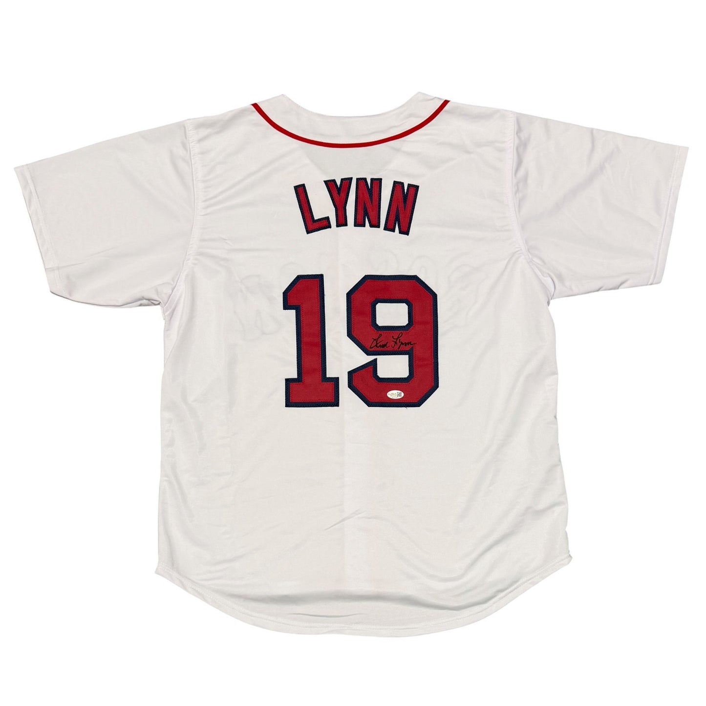 Fred Lynn Boston Red Sox Signed Custom Jersey (JSA COA)