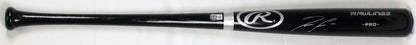 Ronald Acuna Jr. Autographed Black Baseball Bat