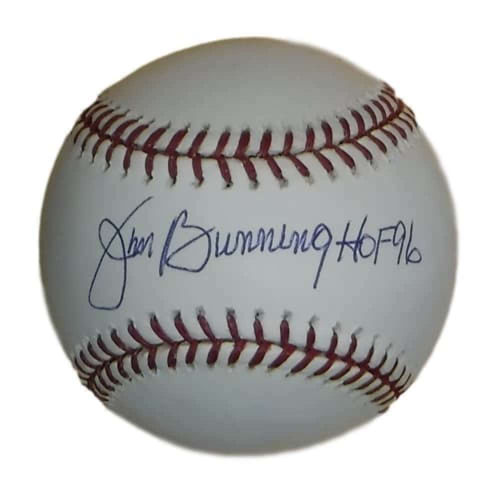 Jim Bunning Autographed Detroit Tigers Official MLB Baseball