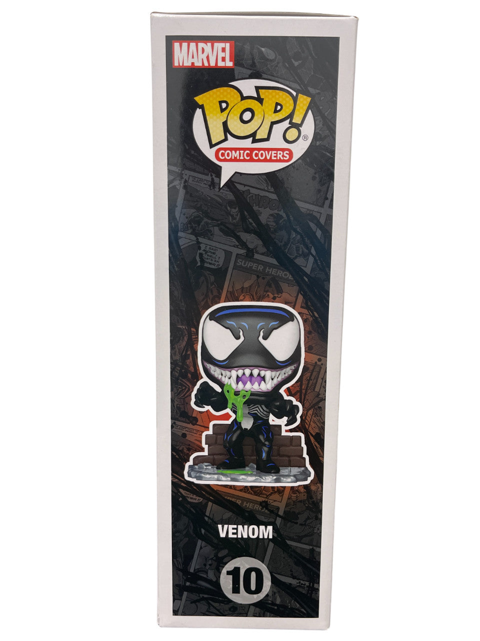 Tom Hardy Signed Venom Funko Pop #10 with Sam De La Rosa Sketch