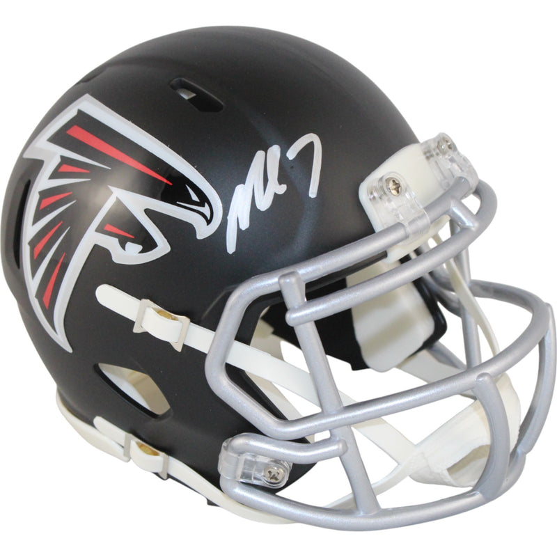 Michael Vick Atlanta Falcons Signed Speed Mini Helmet (Beckett Witness)