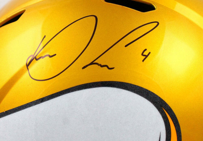 Dalvin Cook Signed Minnesota Vikings Full Size Flash Speed Helmet
