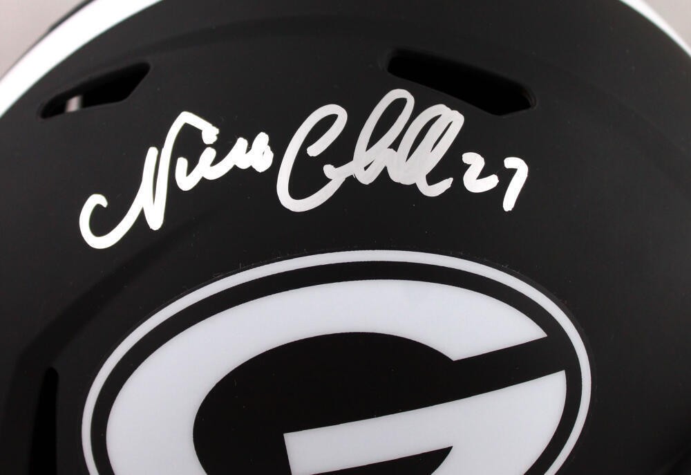 Nick Chubb Autographed Georgia Bulldogs Full Size Eclipse Speed Helmet
