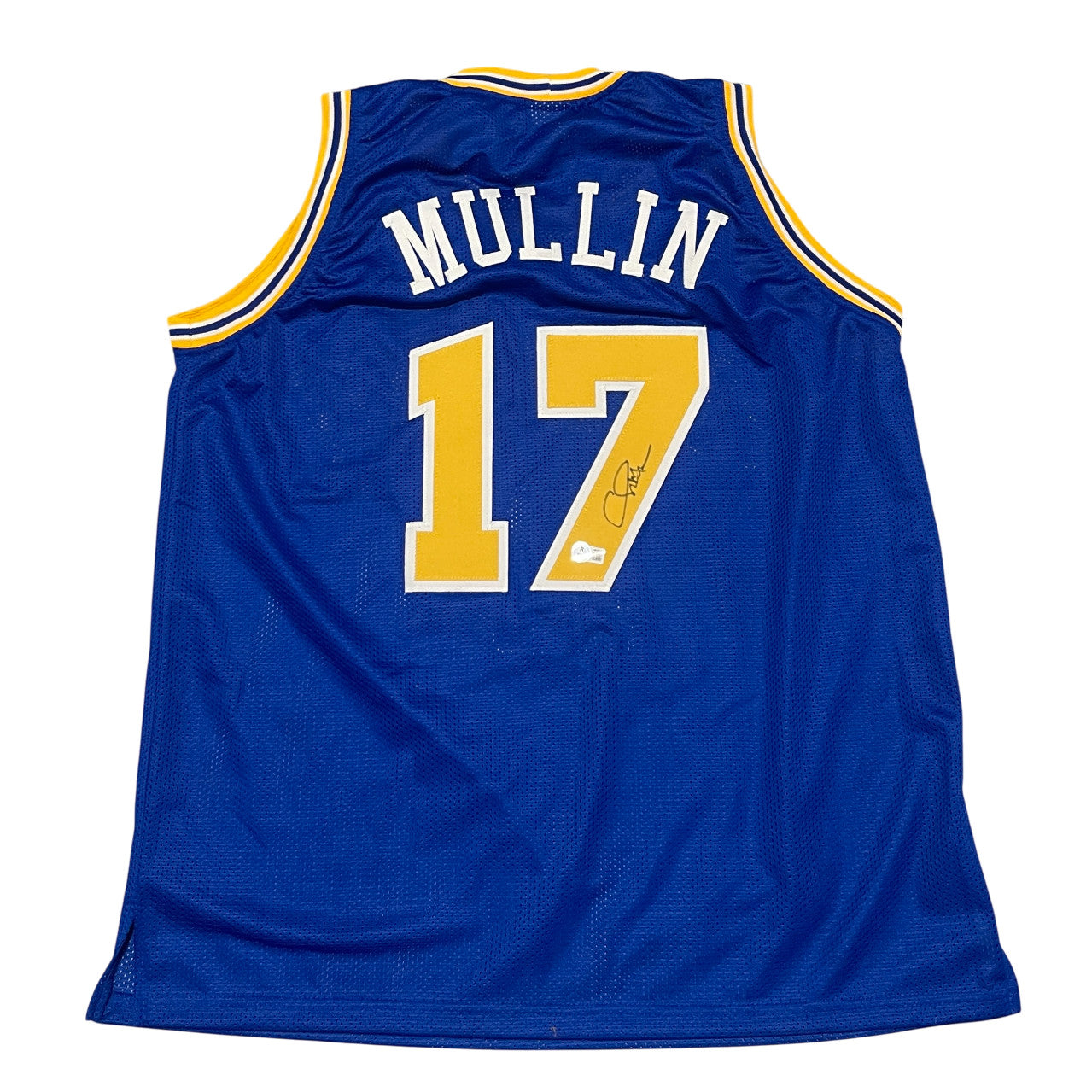 Chris Mullin Signed Golden State Warriors Custom Jersey (Beckett COA)