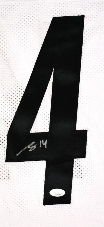 George Pickens Signed Pittsburgh Steelers White Custom Jersey