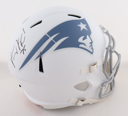 Vince Wilfork New England Patriots Signed Rivalries Full Size Helmet