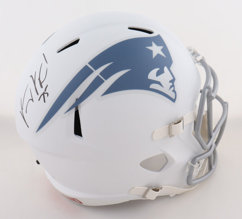 Vince Wilfork New England Patriots Signed Rivalries Full Size Helmet