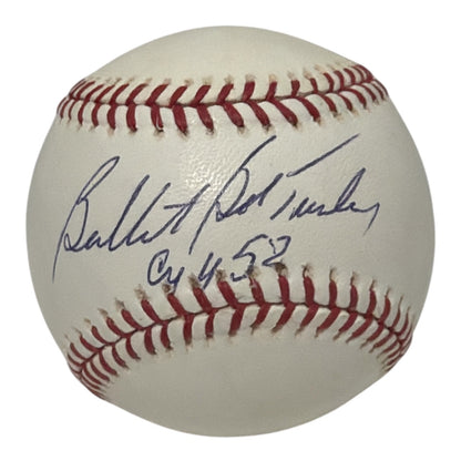 Bob Turley Signed New York Yankees Official MLB Baseball (Cy Young Insc)