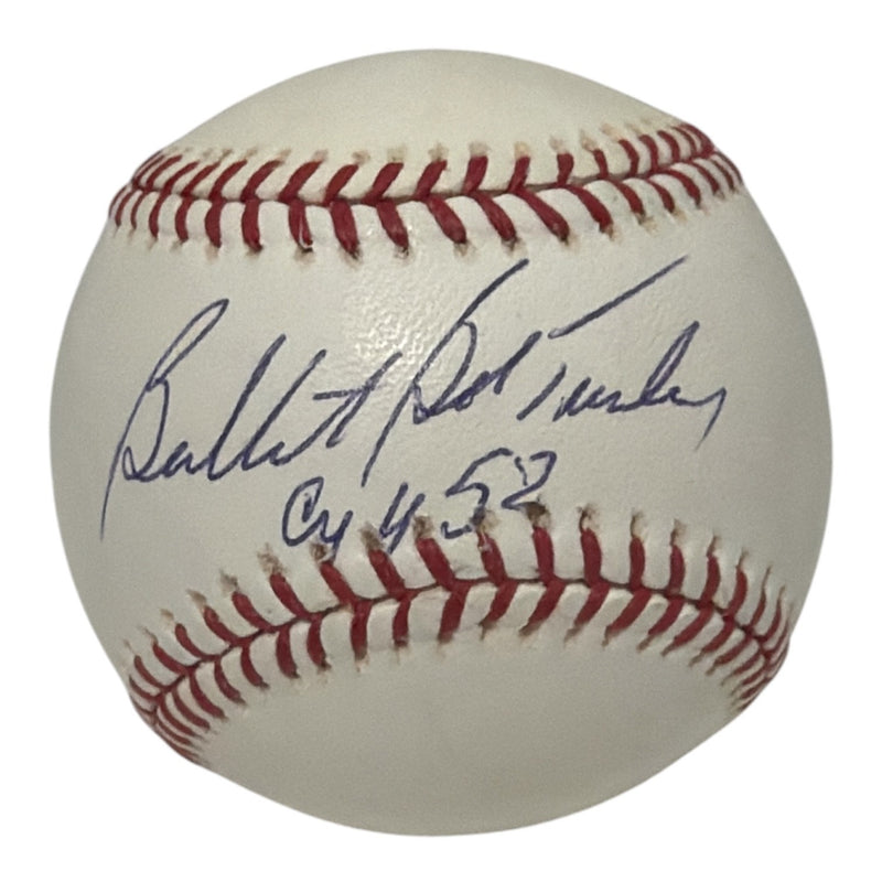 Bob Turley Signed New York Yankees Official MLB Baseball (Cy Young Insc)