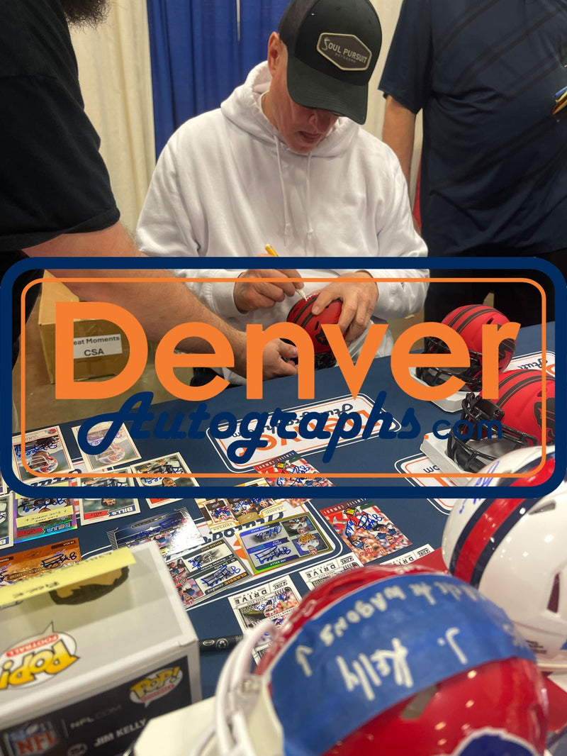 Jim Kelly Buffalo Bills Autographed Rave Alternate Mini Helmet