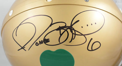 Jerome Bettis Autographed Notre Dame Full Size Authentic Helmet