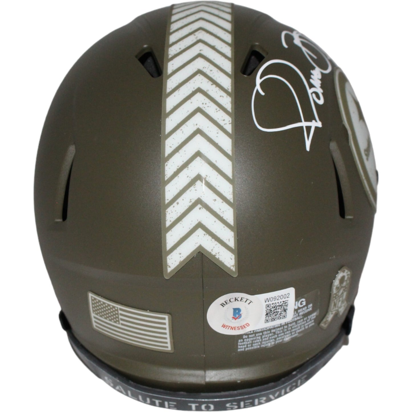 Jerome Bettis Signed Pittsburgh Steelers Salute to Service Mini Helmet