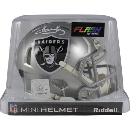Howie Long Signed Las Vegas Raiders Flash Alternate Mini Helmet
