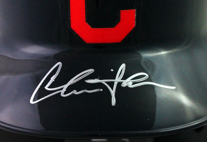 Charlie Sheen Signed Cleveland Indians Replica Batting Helmet