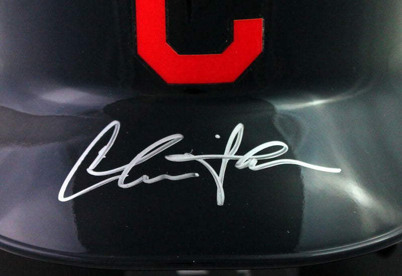 Charlie Sheen Signed Cleveland Indians Replica Batting Helmet
