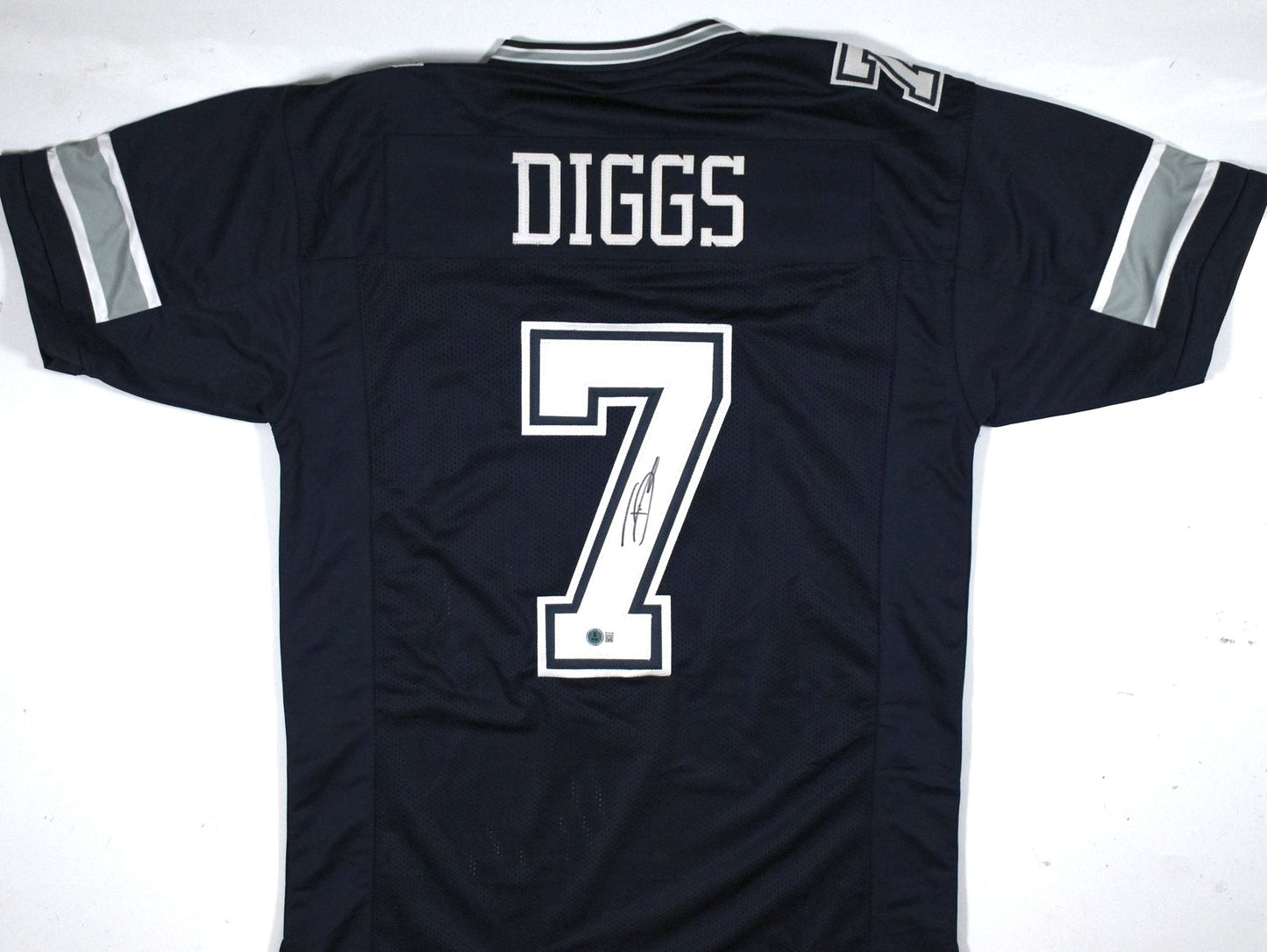 Trevon Diggs Autographed Dallas Cowboys Custom Blue Jersey