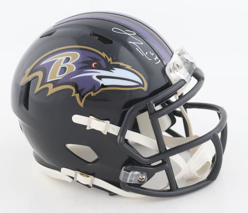 Jamal Lewis Baltimore Ravens Autographed Speed Mini Helmet
