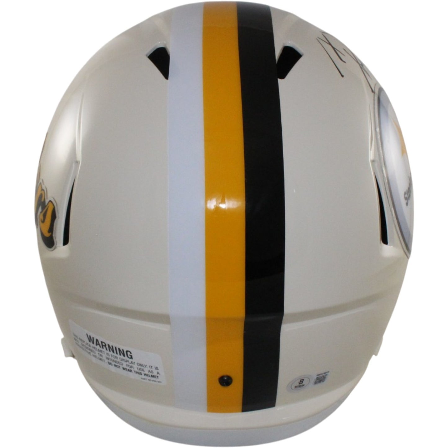 TJ Watt Signed Pittsburgh Steelers Full Size Retro Replica Helmet
