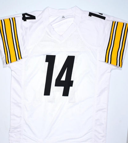 George Pickens Signed Pittsburgh Steelers White Custom Jersey