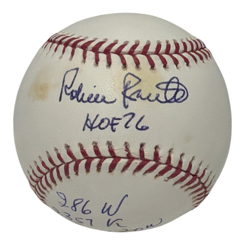 Robin Roberts Signed Official MLB Baseball - 4 Inscriptions