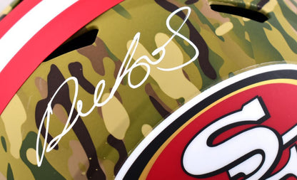 Deebo Samuel Signed San Francisco 49ers Full Size Camo Helmet