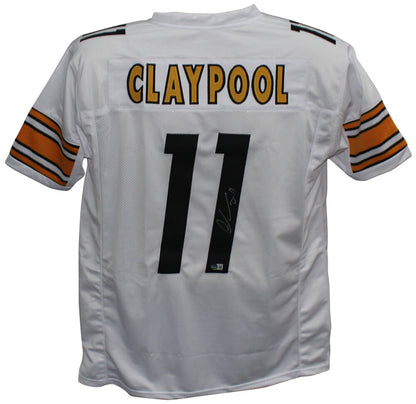 Chase Claypool Signed Pittsburgh Steelers Custom White Jersey (BAS)