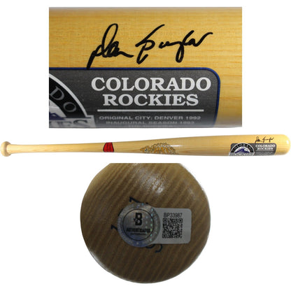 Don Baylor Autographed Colorado Rockies Cooperstown Baseball Bat