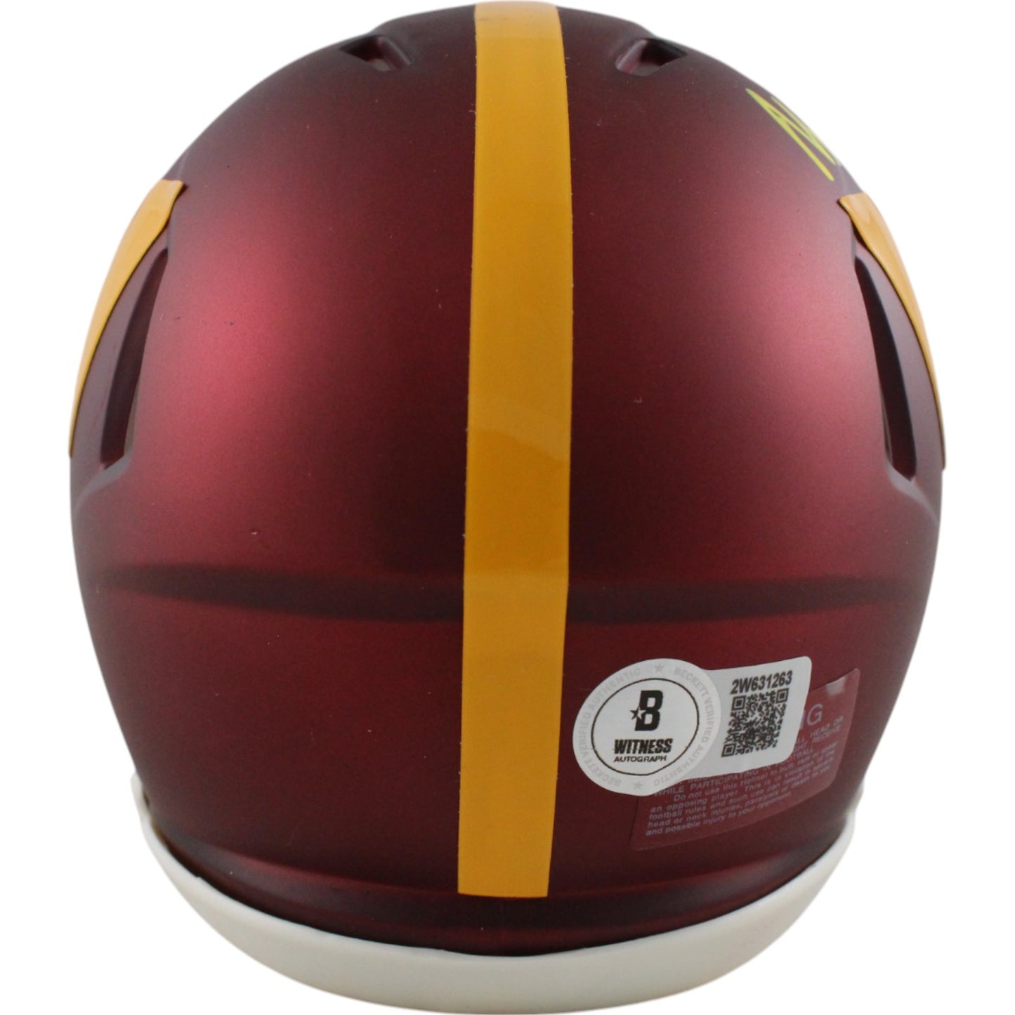 Magic Johnson Signed Washington Commanders Speed Mini Helmet