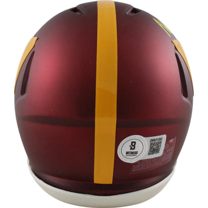 Magic Johnson Signed Washington Commanders Speed Mini Helmet