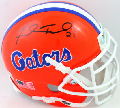 Fred Taylor Signed Florida Gators Black Mini Helmet