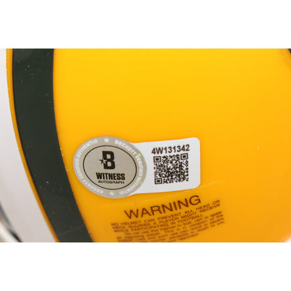 Sterling Sharpe Signed Green Bay Packers VSR4 Mini Helmet (HOF)