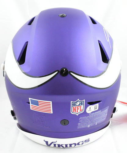 Jordan Addison Signed Minnesota Vikings Full Size SpeedFlex Helmet