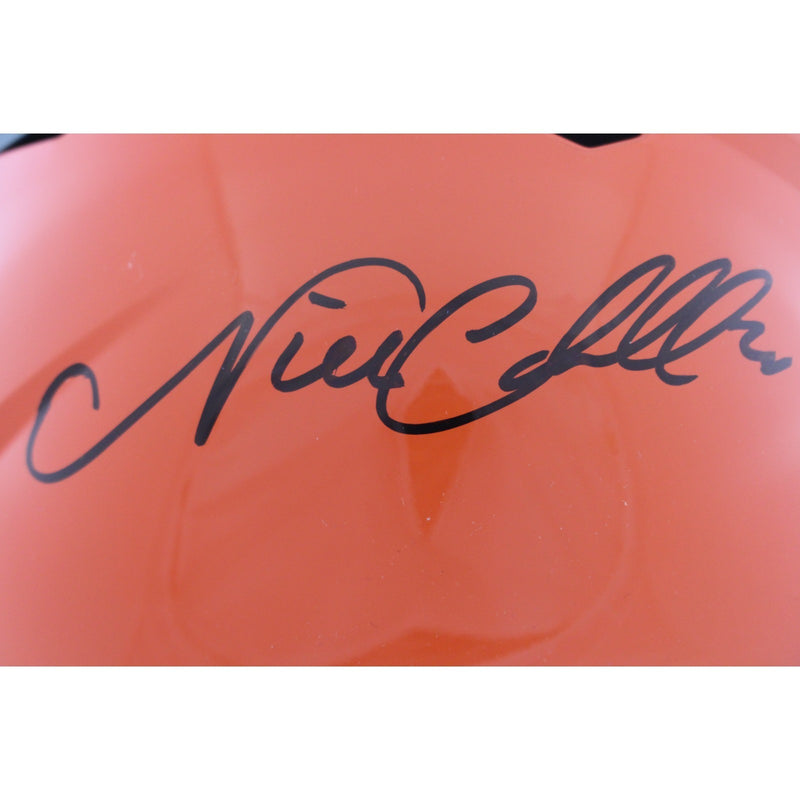Nick Chubb Cleveland Browns Autographed Full Size Replica Speed Helmet