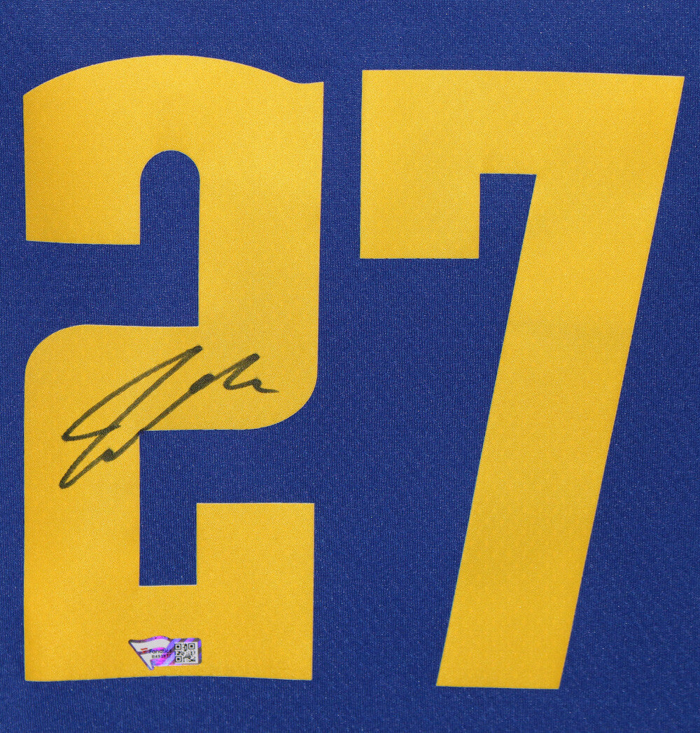 Jamal Murray Signed Denver Nuggets Blue Dri-Fit Basketball Jersey