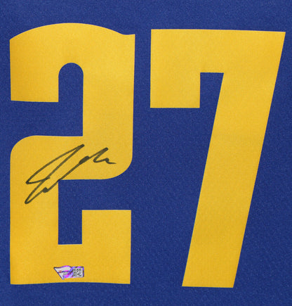 Jamal Murray Signed Denver Nuggets Blue Dri-Fit Basketball Jersey