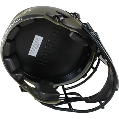 Von Miller Autographed Denver Broncos 2022 Salute to Service Full Size Helmet