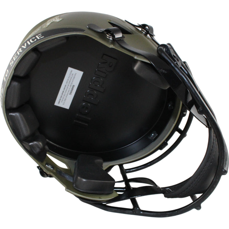 Von Miller Autographed Denver Broncos 2022 Salute to Service Full Size Helmet