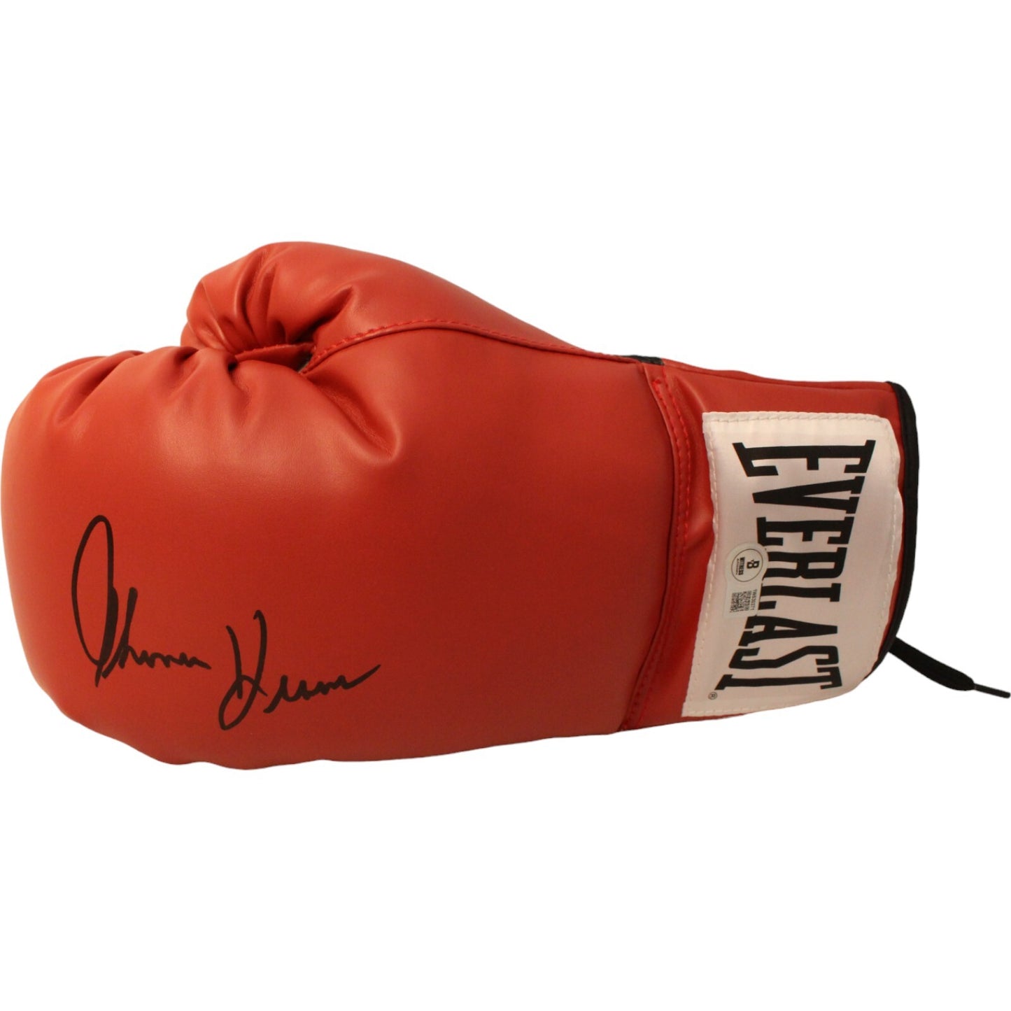Tommy Hearns Signed Red Everlast Boxing Glove