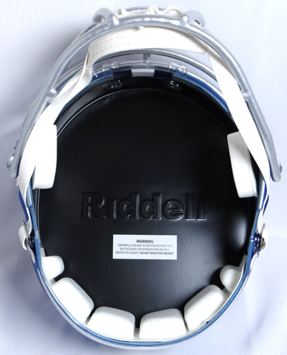 Dak Prescott, Amari Cooper & Ezekiel Elliott Dallas Cowboys Blaze Helmet