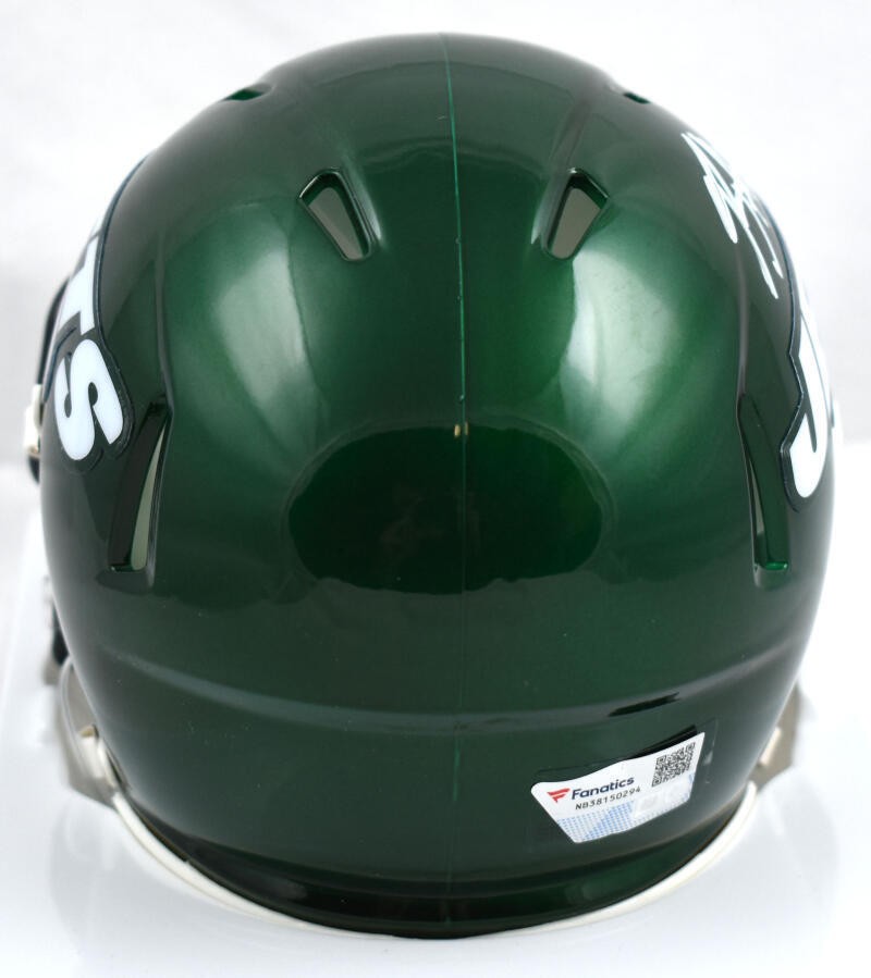 Breece Hall Signed New York Jets Speed Mini Helmet - White