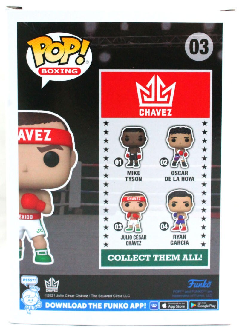 Julio Cesar Chavez Signed Funko Pop Figurine #03
