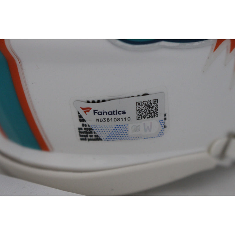Jaylen Waddle Autographed Miami Dolphins Mini Helmet