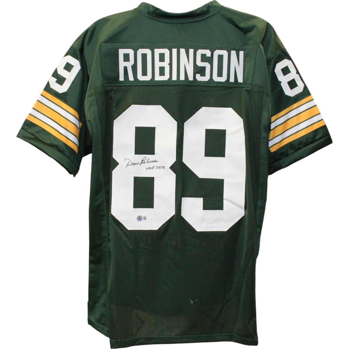 Dave Robinson Autographed Green Pro Style Jersey