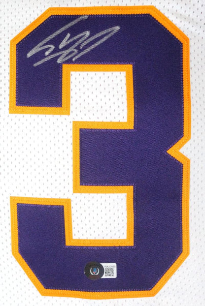 Shaquille O'Neal Signed LSU Tigers White Retro Jersey