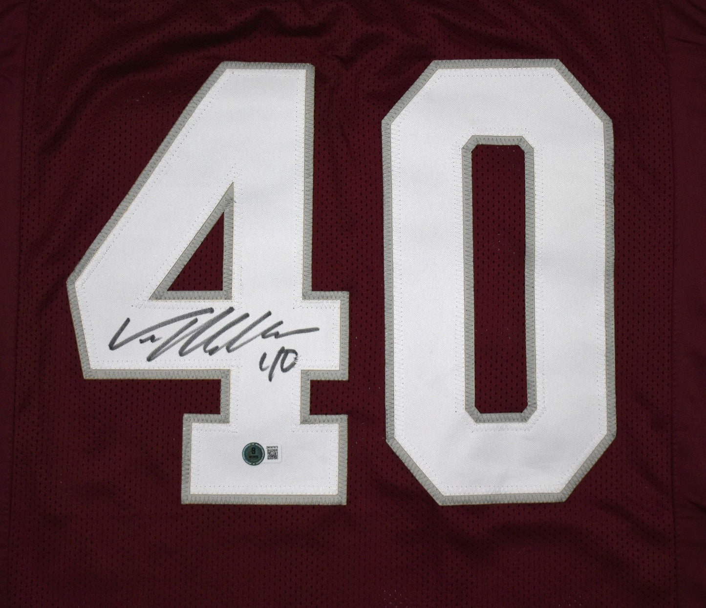 Von Miller Signed Maroon Custom College Style Jersey