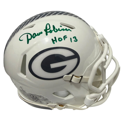 Dave Robinson Signed Green Bay Packers 2024 Salute to Service Mini Helmet